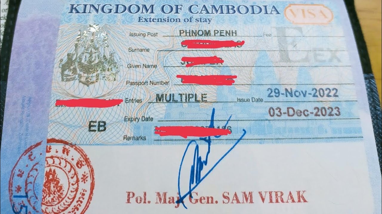 Cambodian Visa