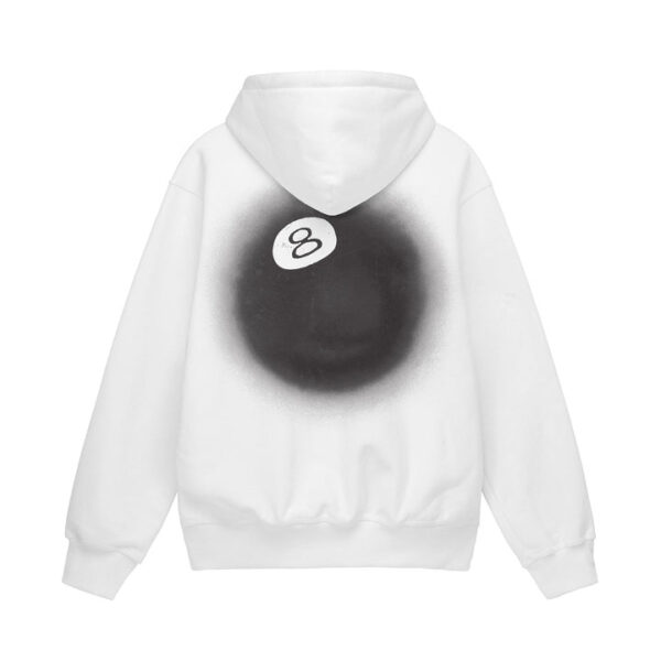 stussy 8 ball fade hoodie